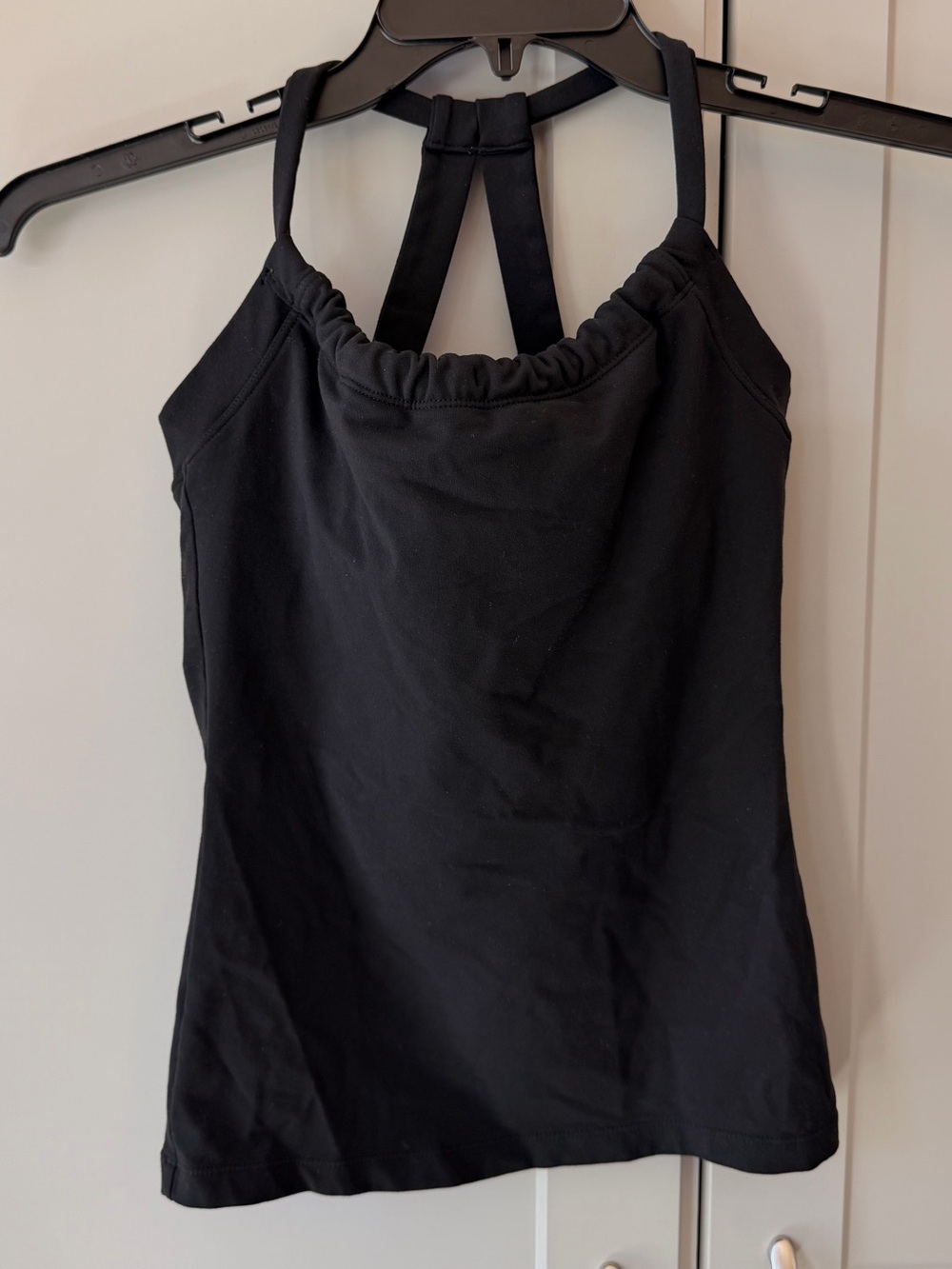 prAna Black Built-In Bra Strappy Athletic Tank Top Size XS